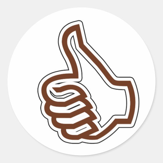 親指 ラウンドシール (正面)