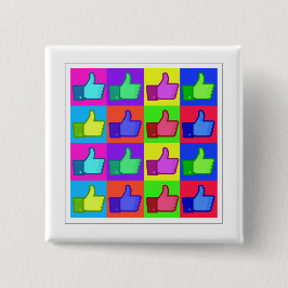 親指! 缶バッジ