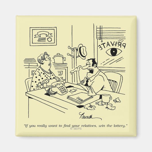 親族の検索 マグネット (正面)