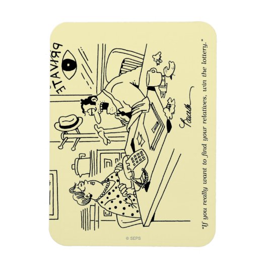 親族の検索 マグネット (縦)