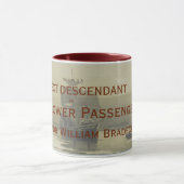 (親族)メイフラワー旅客の祖先 マグカップ (中央)