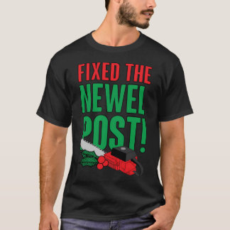 親柱が固定されている Tシャツ