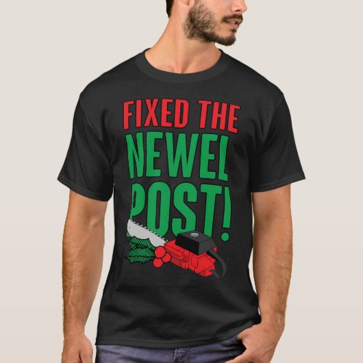 親柱が固定されている Tシャツ (正面)