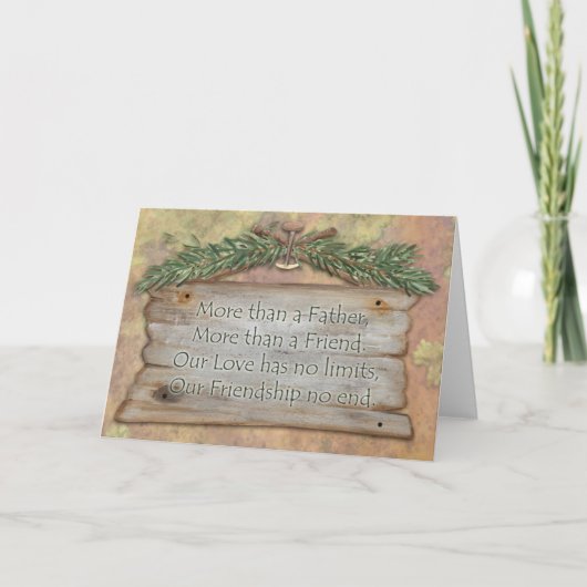 親父の友情 – グリーティングカード (正面)