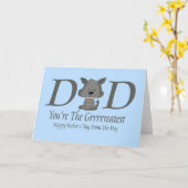 親父の日 カード (黄色い花)