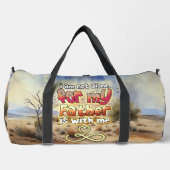 親父は頼りにならない ダッフルバッグ (正面)