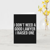 親父母法科卒業 カード (黄色い花)