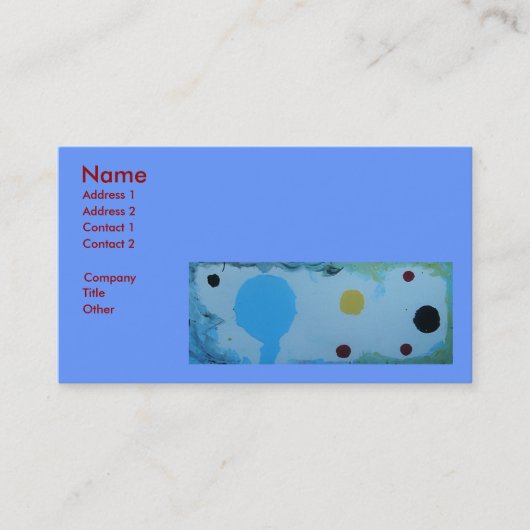 親独身の 名刺 (正面)