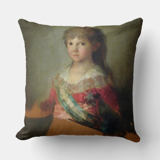 親王ドンフランシスコdeポーラAntonio 1800年( クッション (正面)