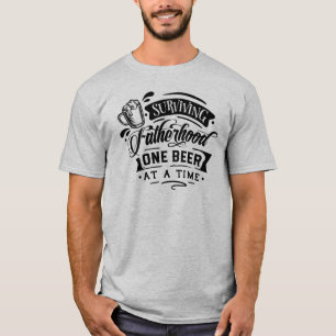 親生き延び生のビール Tシャツ