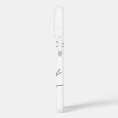 親生まれたばかりの手ハートアウトラインのベビー足 Case-Mate iPhoneケース (裏面 / 左)