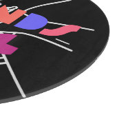 親睦チーム：感謝と集まった カッティングボード (角)