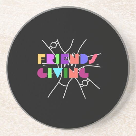 親睦チーム：感謝と集まった コースター (正面)