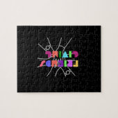 親睦チーム：感謝と集まった ジグソーパズル (横)