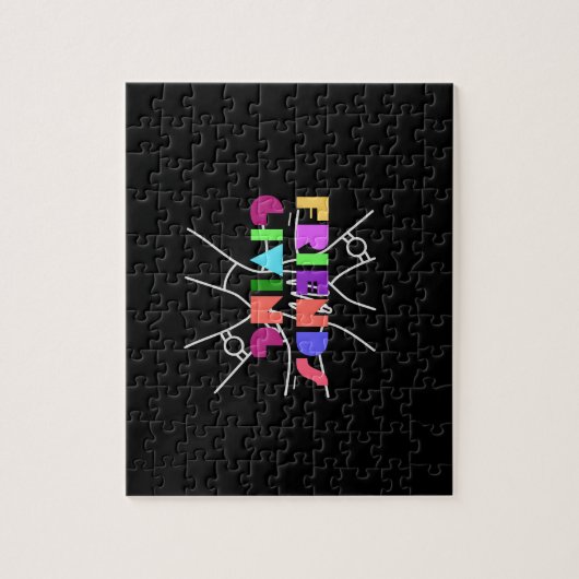 親睦チーム：感謝と集まった ジグソーパズル (縦)