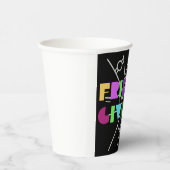 親睦チーム：感謝と集まった 紙コップ (右)