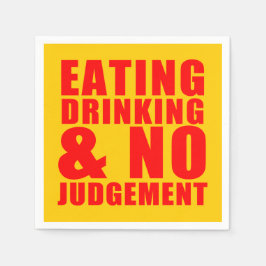 親睦食べ物深い飲み方ナプキン スタンダードカクテルナプキン