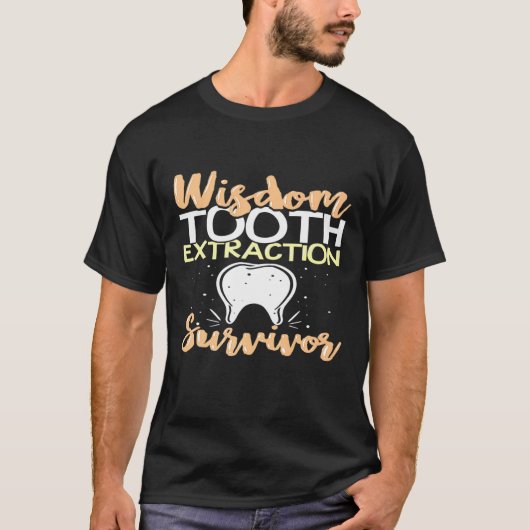 親知の歯の抽出サバイバープレミアム Tシャツ (正面)