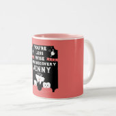 親知らずの歯の抽出が良くなる ツートーンマグカップ (正面右)