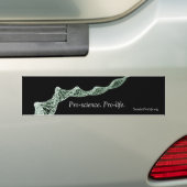 親科学。 妊娠中絶反対 バンパーステッカー (車上)