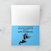 親笑わされる父の日の言葉 カード (内部)