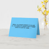 親笑わされる父の日の言葉 カード (黄色い花)