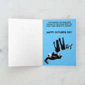 親笑わされる父の日の言葉 カード (内部)