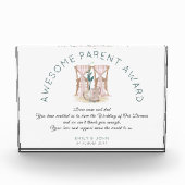 親素晴らし賞の結婚椅子 フォトブロック (正面)