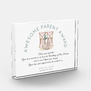 親素晴らし賞の結婚椅子 フォトブロック