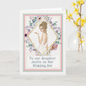 親結婚からの娘ジャクリンのカード カード (黄色い花)