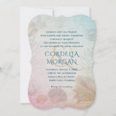 親結婚名 招待状 (正面)