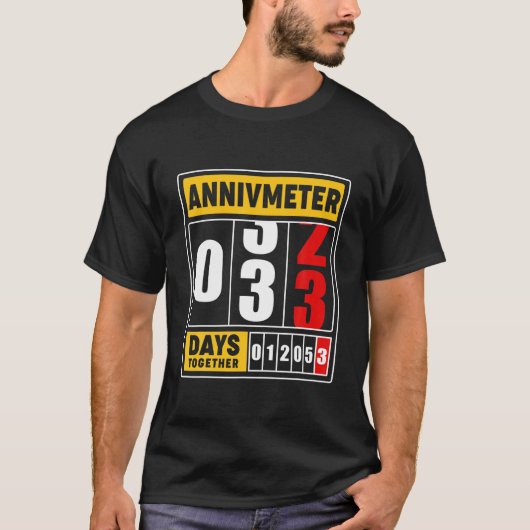 親結婚夫Wifの33周年 Tシャツ (正面)