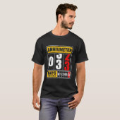 親結婚夫Wifの33周年 Tシャツ (正面フル)
