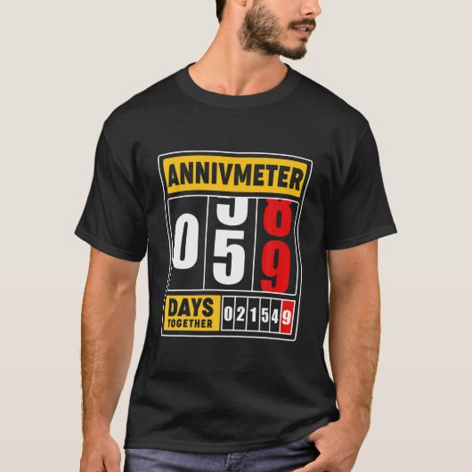 親結婚夫Wif59周年 Tシャツ (正面)