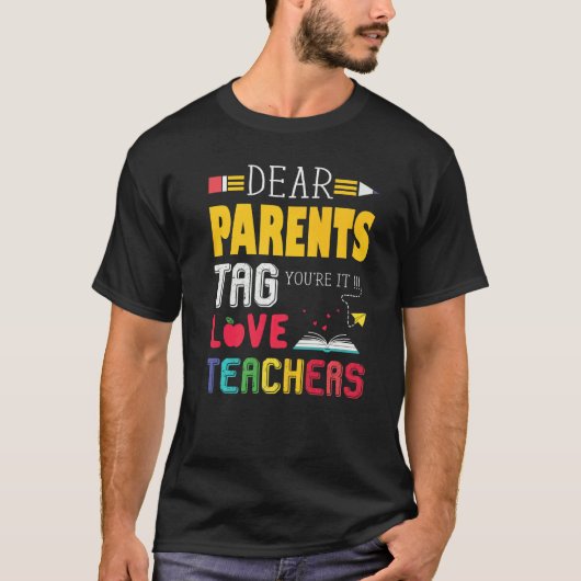 親親愛ラベルあなたはIt愛先生最終日O Tシャツ (正面)