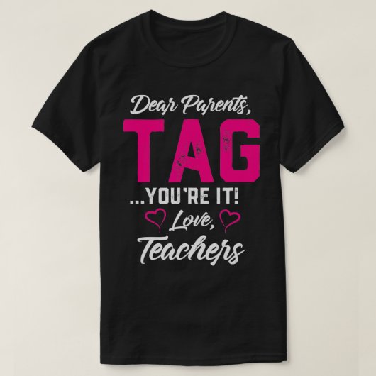 親親愛ラベル愛先生GIFおもしろい Tシャツ (デザイン正面)