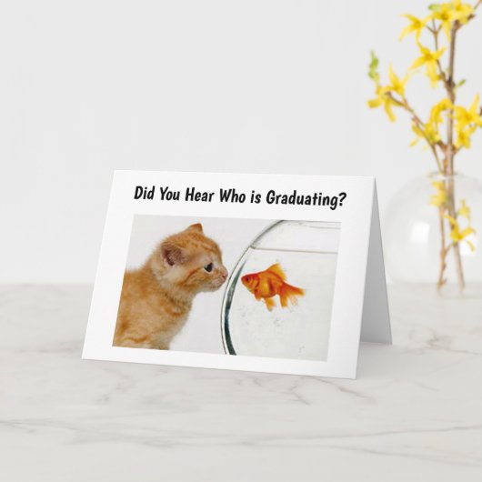 親誇りを持ったは、それをすべて伝える**SONの卒業生 カード (黄色い花)