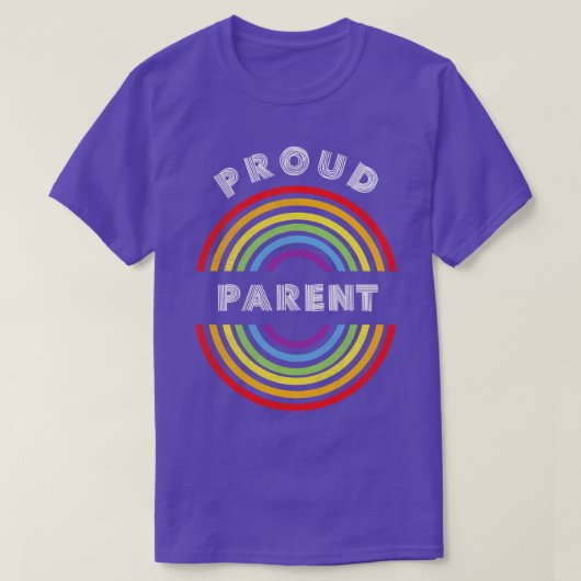 親誇りを持ったプライドLGBT LGBT T LGBTサポーターPr Tシャツ (デザイン正面)