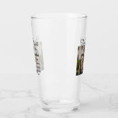 親誇りを持った卒業生の写真名クラス年を追加 タンブラーグラス (左)