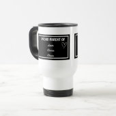 親誇りを持った名前をカスタムする – 父の日 トラベルマグ (正面左)