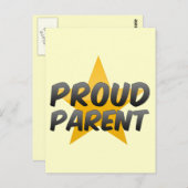 親誇りを持った ポストカード (正面/裏面)