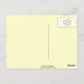 親誇りを持った ポストカード (裏面)