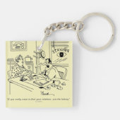 親類を見つけること キーホルダー (裏面)