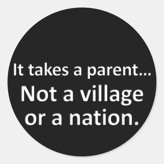 親1を受け取る ラウンドシール (正面)