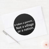 親1を受け取る ラウンドシール (封筒)