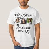 親2025年誇りを持った卒業写真 Tシャツ (正面)