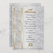 親50周年記念パーティの招待状 招待状 (正面/裏面)