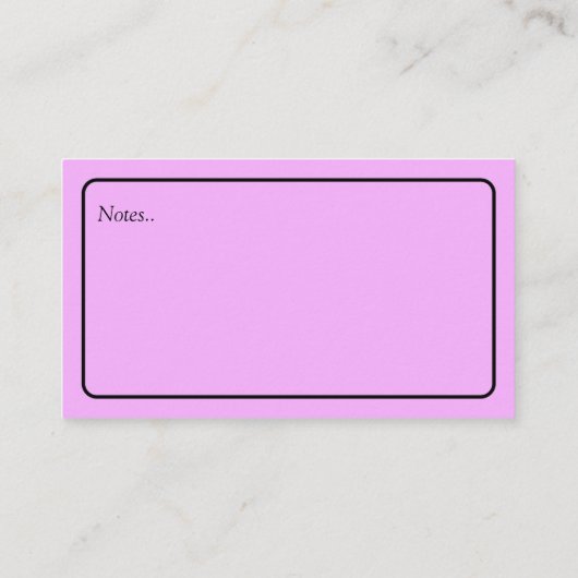 親、お母さん連絡の名刺 名刺 (裏面)