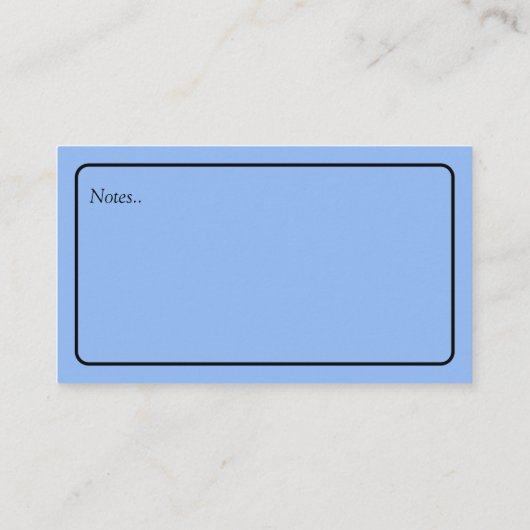 親、お母さん連絡の名刺 名刺 (裏面)