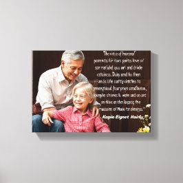 親 キャンバスプリント